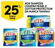 Oferta de Tampax - Tampôes Compak Pearl E Cotton Protection Da Marcaem Continente