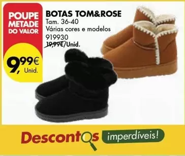 Oferta de Valor - Botas por 9,99€ em Pingo Doce