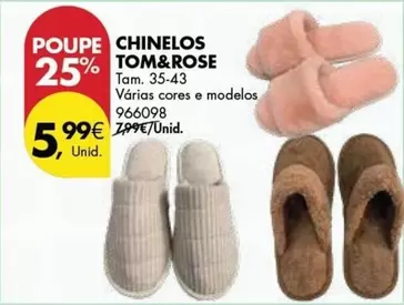 Oferta de Chinelos por 5,99€ em Pingo Doce