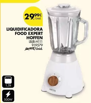 Oferta de Hoffen - Liquidificadora Food Expert por 29,99€ em Pingo Doce