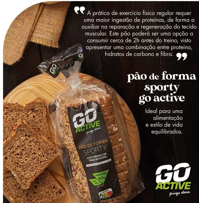 Oferta de Forma+ - Pão De Forma Sporty Active por 99€ em Pingo Doce