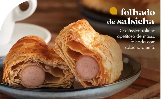 Oferta de .Com - Folhado De Salsichaem Pingo Doce