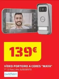 Oferta de A+ - Video Porteiro A Cores "maya" por 139€ em Bricomarché