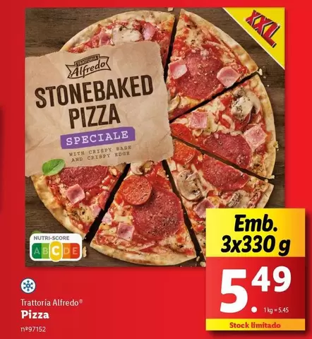 Oferta de Trattoria Alfredo Pizza por 5,49€ em Lidl