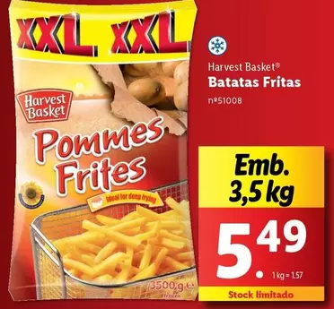 Oferta de XXL - Batatas Fritas por 5,49€ em Lidl