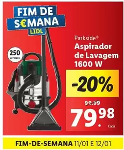 Oferta de Lidl - Aspirador De Lavagem por 79,98€ em Lidl