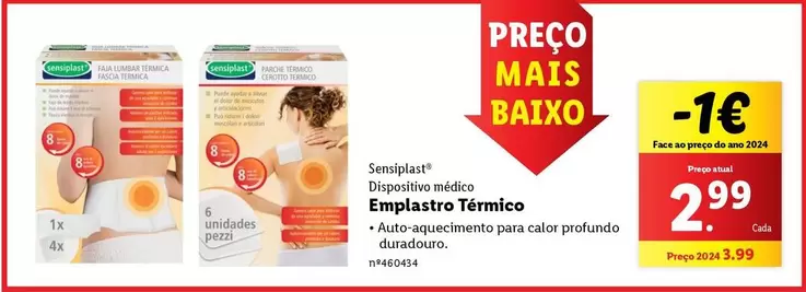 Oferta de Emplastto Térmico por 2,99€ em Lidl