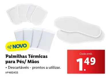 Oferta de A+ - Palmilhas Termicas Para Pés/ Mãos por 1,49€ em Lidl