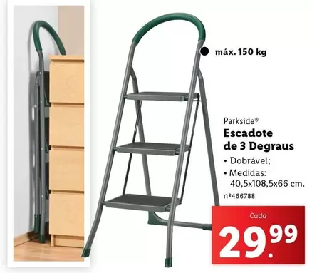 Oferta de Escadote De 3 Degrous por 29,99€ em Lidl