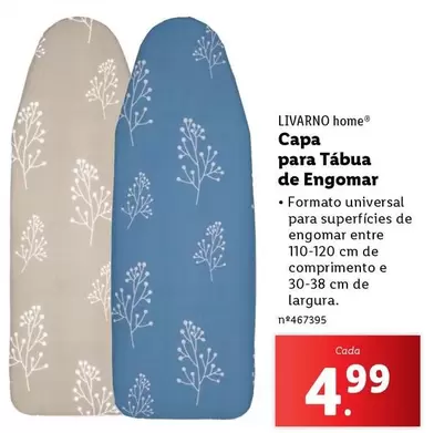 Oferta de Capa Para Tabua De Engomar por 4,99€ em Lidl