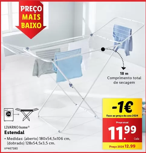 Oferta de Estendal por 11,99€ em Lidl