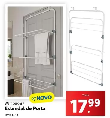 Oferta de Estendal De Porta por 17,99€ em Lidl