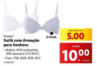 Oferta de Esmara - Sutiã Com Armação Para Senhora por 10€ em Lidl