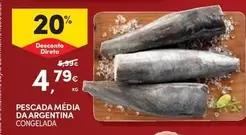 Oferta de Pescada Media Da Argentina por 4,79€ em Continente