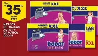 Oferta de Dodot - Nas Box De Fraldas Activity Da Marcaem Continente