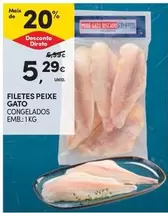 Oferta de Filetes Peixe Gato por 5,29€ em Continente