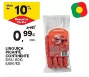 Oferta de Continente - Linguiça Picante por 0,99€ em Continente