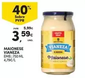 Oferta de Vianeza - Maionese por 3,59€ em Continente