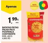 Oferta de Continente - Batatas Fritas Palha Pack Poupanca por 1,99€ em Continente