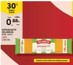 Oferta de Milaneza - Esparguete por 0,88€ em Continente