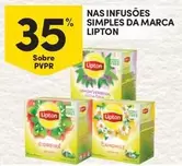 Oferta de Lipton - Nas Infusóes Simples Da Marcaem Continente