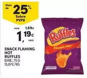 Oferta de Ruffles - Snack Flaming Hot por 1,19€ em Continente