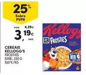 Oferta de Kellogg's - Cereais por 3,19€ em Continente