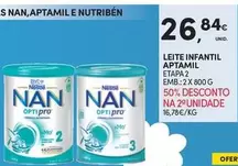 Oferta de Nan - Leite Infantil por 26,84€ em Continente