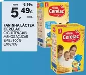 Oferta de Cerelac - Farinha Láctea por 5,49€ em Continente