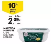 Oferta de Milhafre - Manteiga por 2,09€ em Continente