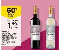 Oferta de Alentejo - Vinho Outeiro Dos Pinheiros por 1,99€ em Continente