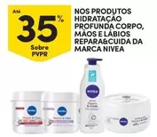 Oferta de Nivea - Produtos Hidratação Profunda Corpo, Maos E Labios Repara&cuida Da Marcaem Continente