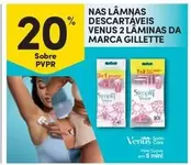 Oferta de Gillette - Nas Lámnas Descartaveis Venus 2 Laminas Da Marcaem Continente