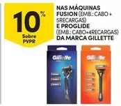 Oferta de Gillette - Nas Maquinas Fusionem Continente