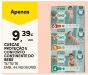 Oferta de Continente - Cuecas Proteção E Contorto por 9,39€ em Continente