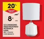 Oferta de Kasa - Candeiro Mesa Redondo Petraca por 8€ em Continente