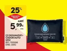 Oferta de UHU - Desumidific Cador Auto por 5,99€ em Continente