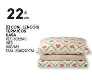 Oferta de Kasa - Conj. Lençois Termicos por 22€ em Continente