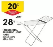 Oferta de Kasa - Estendal Aluminio Light por 28€ em Continente