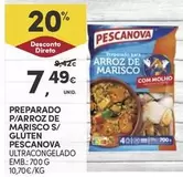 Oferta de Pescanova - Preparado P/Arroz De Marisco S/Gluten por 7,49€ em Continente