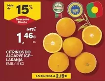 Oferta de A+ - Citrinos Do Algarve IGP Laranja por 1,46€ em Continente