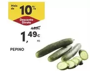 Oferta de Pepino por 1,49€ em Continente