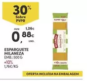 Oferta de Milaneza - Esparguete por 0,88€ em Continente