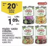 Oferta de Compal - Feijão/ Grao por 1,09€ em Continente