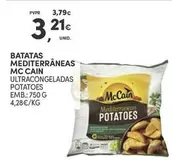 Oferta de McCain - Batatas Mediterráneas por 3,21€ em Continente