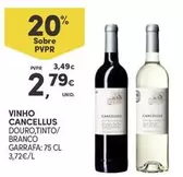 Oferta de Cancellus - Vinho Cancellus por 2,79€ em Continente