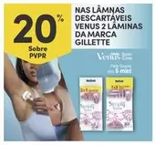 Oferta de Gillette - Nas Lámnas Descartaveis Venus 2 Laminas Da Marcaem Continente