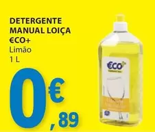 Oferta de Eco+ - Detergente Manual Loica por 0,89€ em E.Leclerc