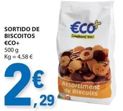 Oferta de Eco+ - Sortido De Biscoitos por 2,29€ em E.Leclerc