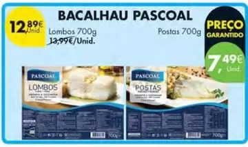 Oferta de Pascoal - Bacalhau por 12,89€ em Pingo Doce